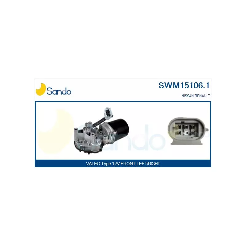 Moteur d'essuie-glace SANDO SWM15106.1