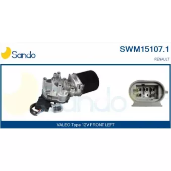 Moteur d'essuie-glace SANDO SWM15107.1