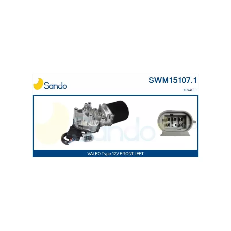 Moteur d'essuie-glace SANDO SWM15107.1