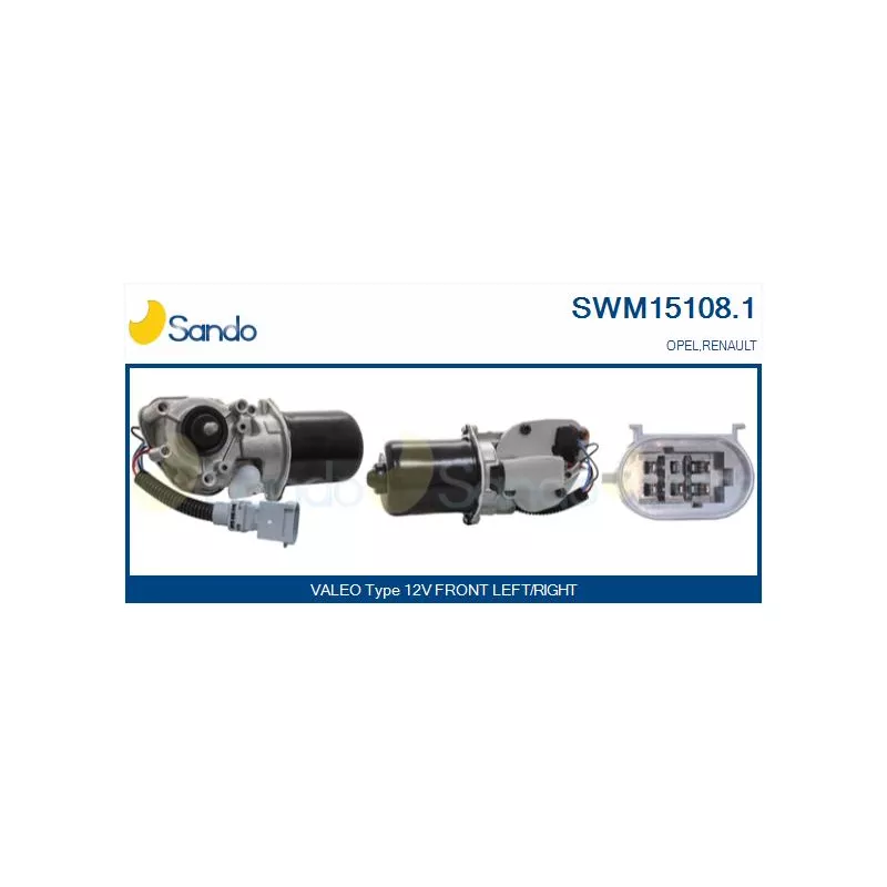 Moteur d'essuie-glace SANDO SWM15108.1
