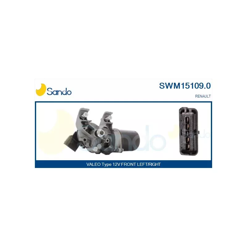 Moteur d'essuie-glace SANDO SWM15109.0
