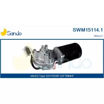 Moteur d'essuie-glace SANDO SWM15114.1