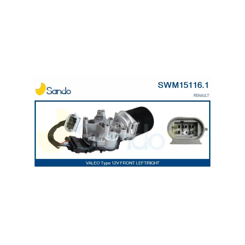 Moteur d'essuie-glace SANDO SWM15116.1