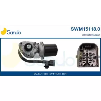 Moteur d'essuie-glace SANDO SWM15118.0