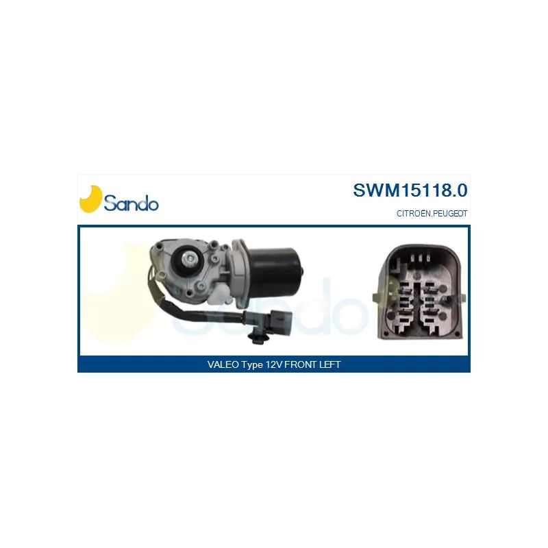 Moteur d'essuie-glace SANDO SWM15118.0