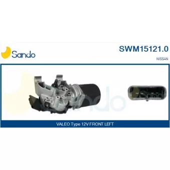 Moteur d'essuie-glace SANDO SWM15121.0