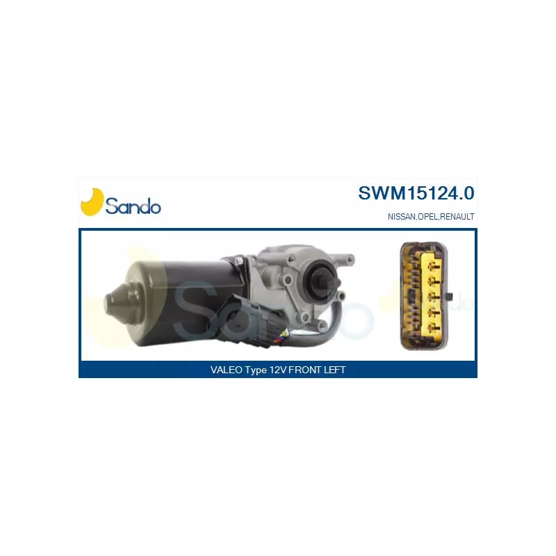 Moteur d'essuie-glace SANDO SWM15124.0