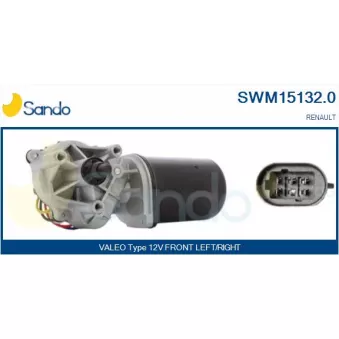 Moteur d'essuie-glace SANDO SWM15132.0