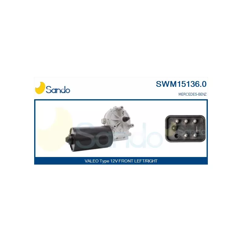 Moteur d'essuie-glace SANDO SWM15136.0