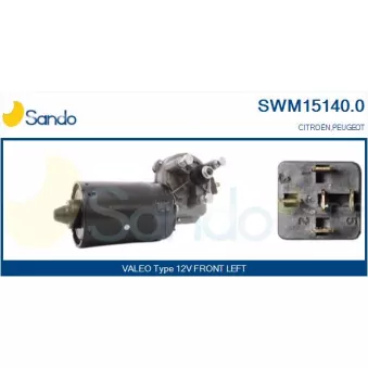 Moteur d'essuie-glace SANDO SWM15140.0