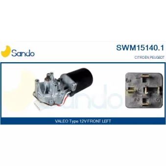 Moteur d'essuie-glace SANDO SWM15140.1
