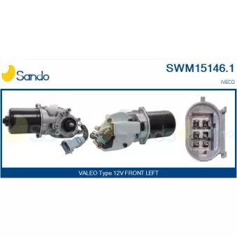 Moteur d'essuie-glace SANDO SWM15146.1