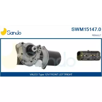 Moteur d'essuie-glace SANDO SWM15147.0