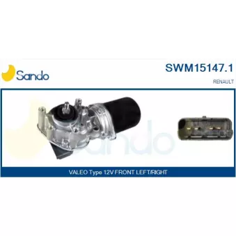 Moteur d'essuie-glace SANDO