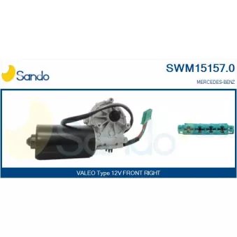 Moteur d'essuie-glace SANDO SWM15157.0