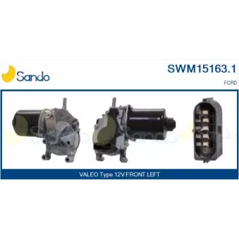 Moteur d'essuie-glace SANDO SWM15163.1