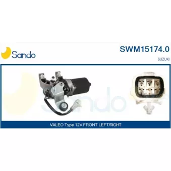 Moteur d'essuie-glace SANDO SWM15174.0