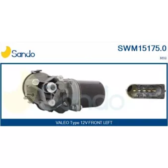 Moteur d'essuie-glace SANDO SWM15175.0
