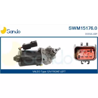 Moteur d'essuie-glace SANDO SWM15176.0