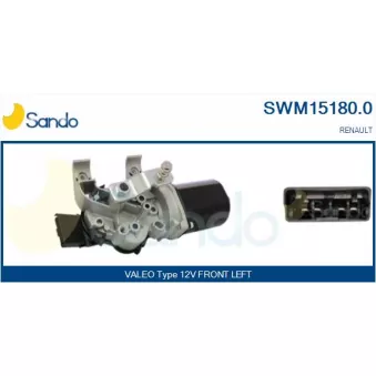 Moteur d'essuie-glace SANDO SWM15180.0