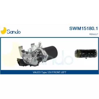 Moteur d'essuie-glace SANDO SWM15180.1