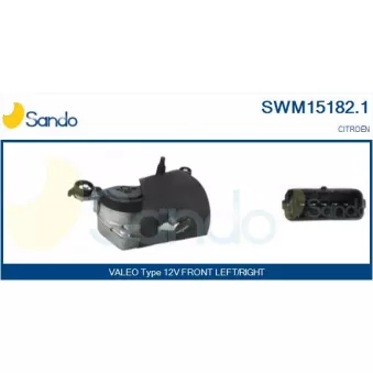 Moteur d'essuie-glace SANDO SWM15182.1
