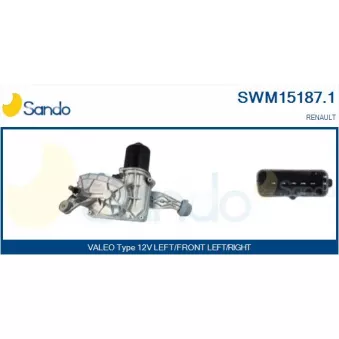 Moteur d'essuie-glace SANDO SWM15187.1