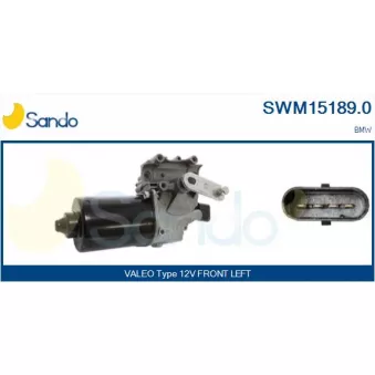 Moteur d'essuie-glace SANDO SWM15189.0