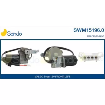 Moteur d'essuie-glace SANDO SWM15196.0