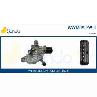 Moteur d'essuie-glace SANDO SWM15198.1