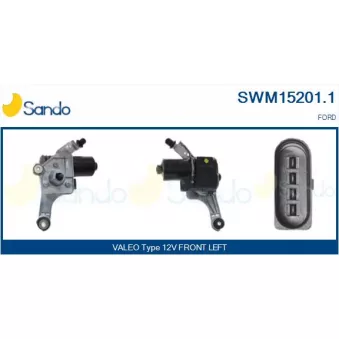 Moteur d'essuie-glace SANDO SWM15201.1
