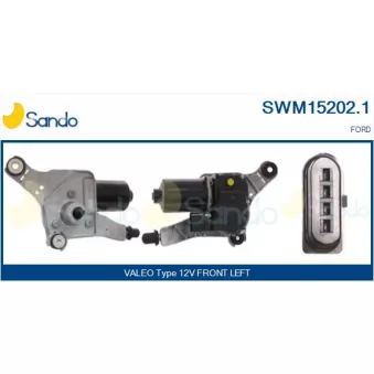 Moteur d'essuie-glace SANDO SWM15202.1
