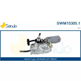 Moteur d'essuie-glace SANDO SWM15305.1