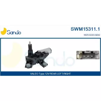 Moteur d'essuie-glace SANDO SWM15311.1