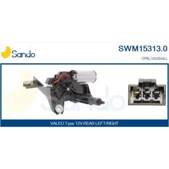 Moteur d'essuie-glace SANDO SWM15313.0