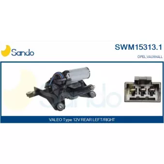 Moteur d'essuie-glace SANDO SWM15313.1