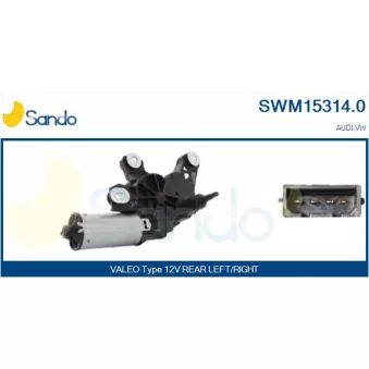 Moteur d'essuie-glace SANDO SWM15314.0