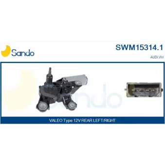Moteur d'essuie-glace SANDO SWM15314.1