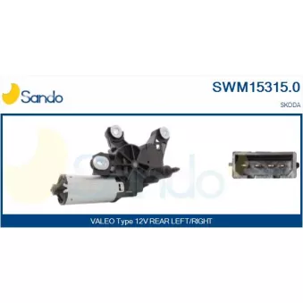 Moteur d'essuie-glace SANDO SWM15315.0