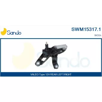 Moteur d'essuie-glace SANDO SWM15317.1