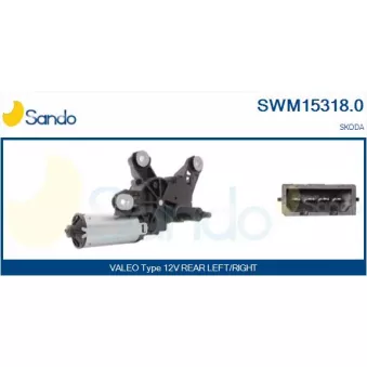 Moteur d'essuie-glace SANDO SWM15318.0