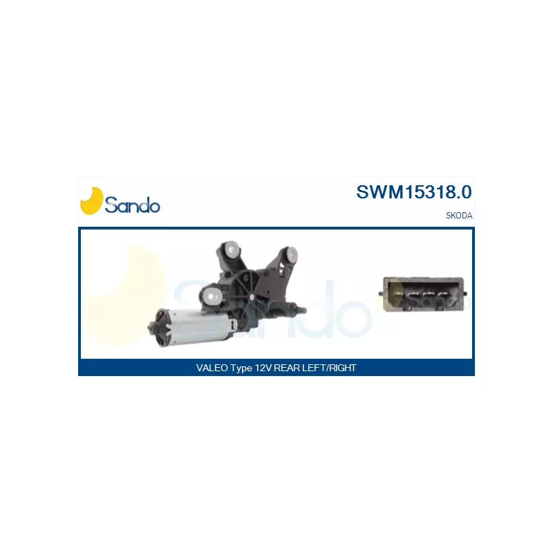 Moteur d'essuie-glace SANDO SWM15318.0