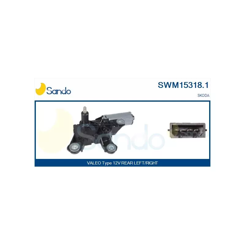 Moteur d'essuie-glace SANDO SWM15318.1