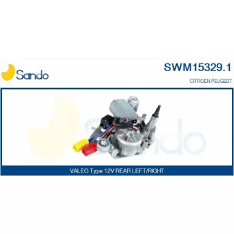 Moteur d'essuie-glace SANDO SWM15329.1