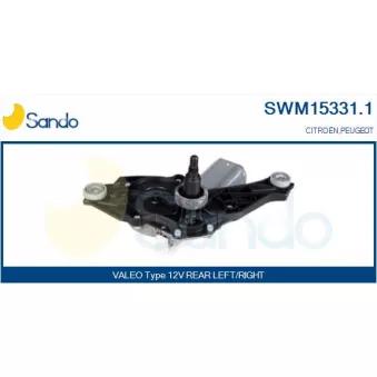 Moteur d'essuie-glace SANDO SWM15331.1