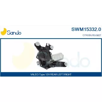 Moteur d'essuie-glace SANDO SWM15332.0