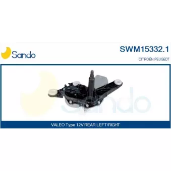 Moteur d'essuie-glace SANDO SWM15332.1