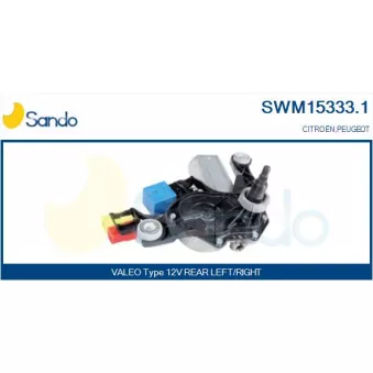 Moteur d'essuie-glace SANDO SWM15333.1