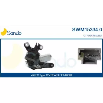 Moteur d'essuie-glace SANDO SWM15334.0