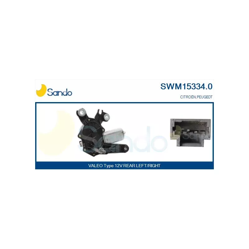 Moteur d'essuie-glace SANDO SWM15334.0